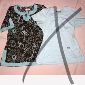 One left! Koi scrub top